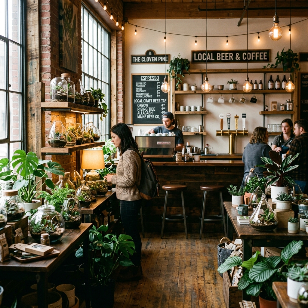 Inside Terrarium Boutique Shop and Lounge